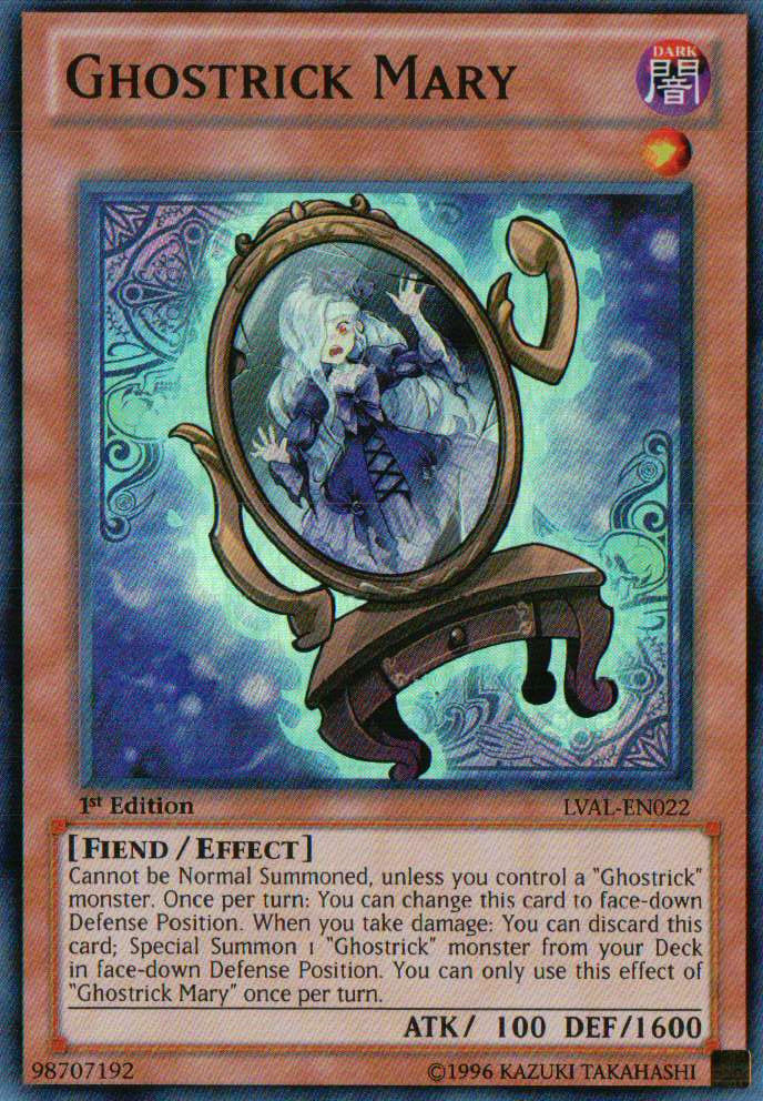 Yu-Gi-Oh! Carta Ghostrick Nekomusume (LVAL-EN023) - Legacy Of The Valiant - 1st Edition - Common
